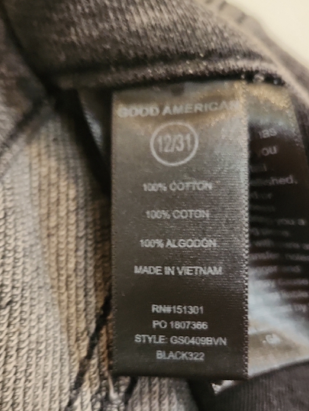 Good American Black Jeanius Good Skate Jeans - Picture 6 of 6